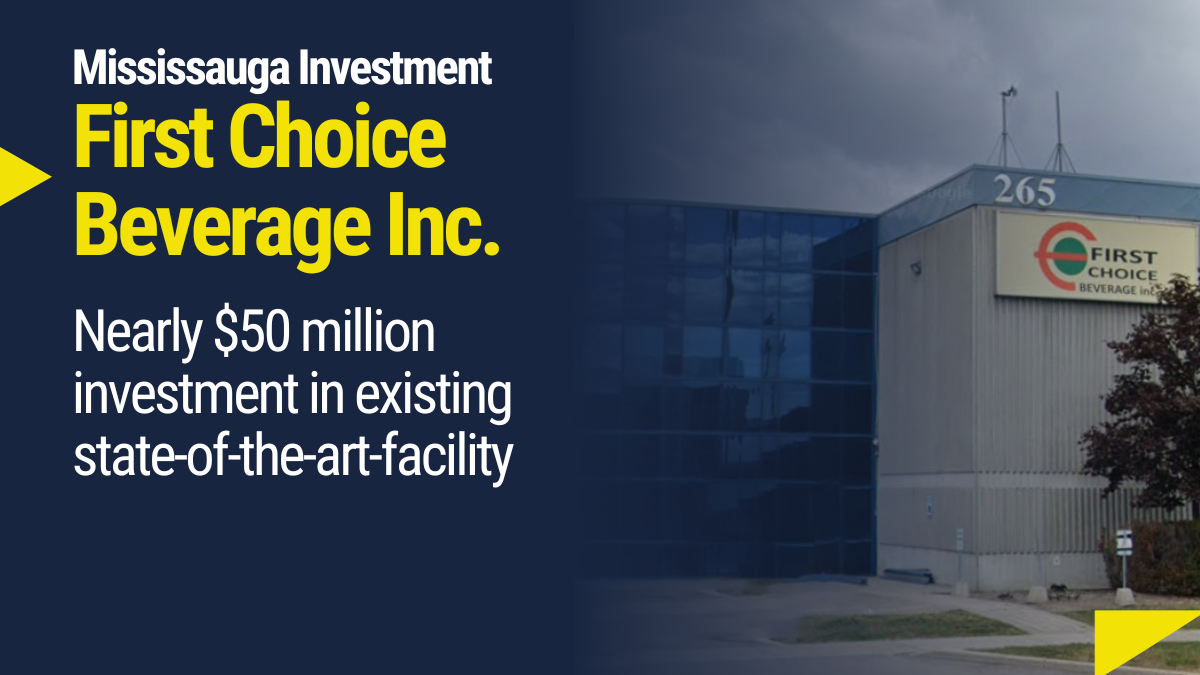 You are currently viewing Mississauga Food & Beverage Company Invests Nearly $50 Million in State-of-the-art Facility